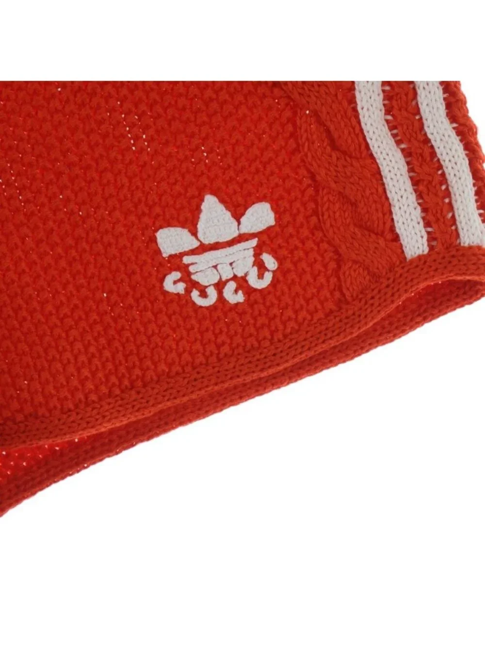 Gucci Adidas Knit Shorts Logo Orange